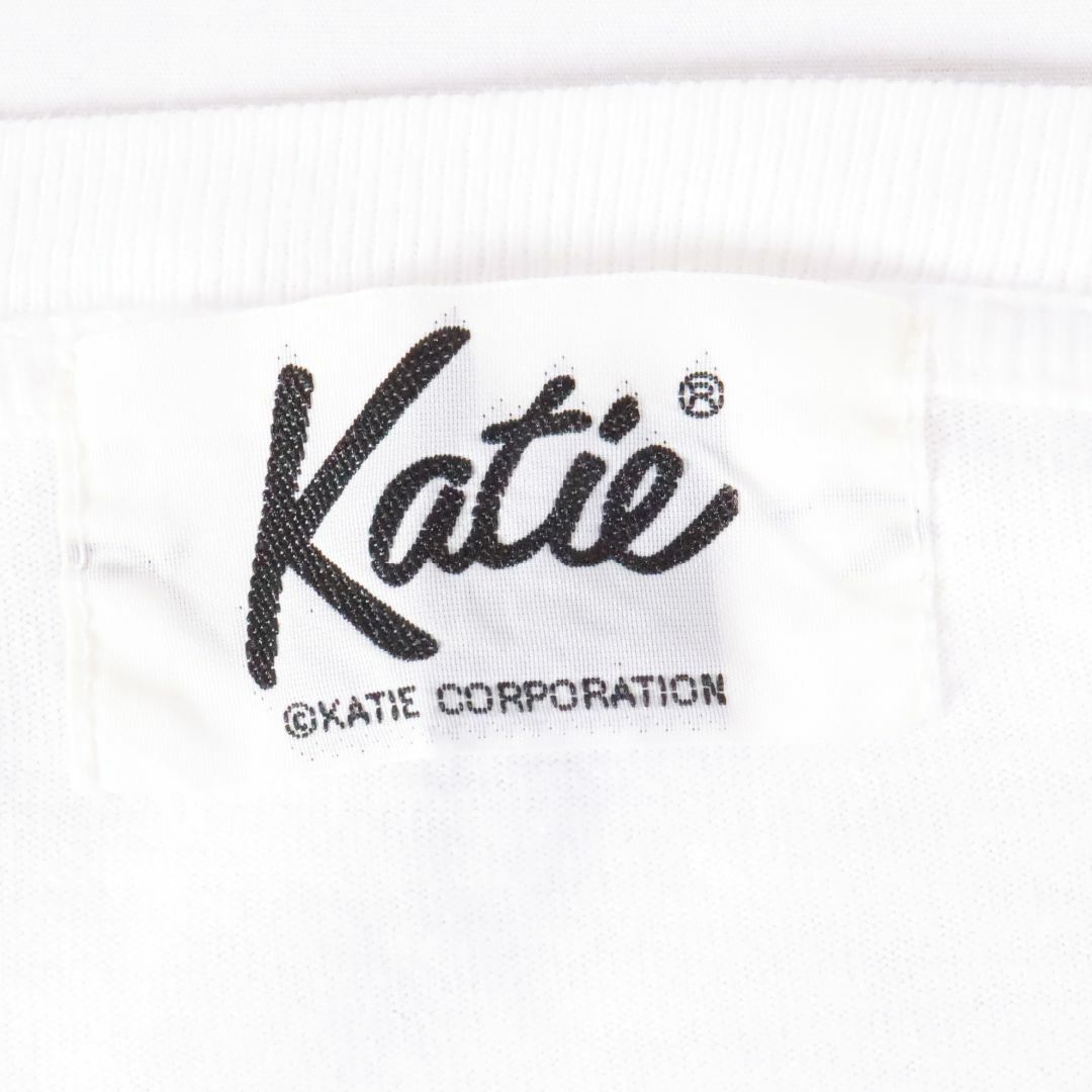 Katie(ケイティー)のKatie ケイティー　長袖カットソー　白　フリー レディースのトップス(カットソー(長袖/七分))の商品写真