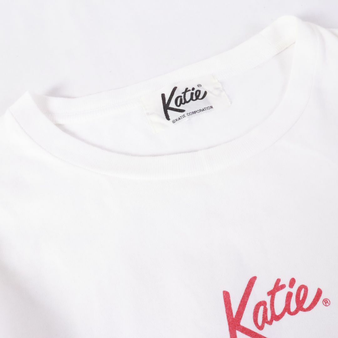 Katie(ケイティー)のKatie ケイティー　長袖カットソー　白　フリー レディースのトップス(カットソー(長袖/七分))の商品写真