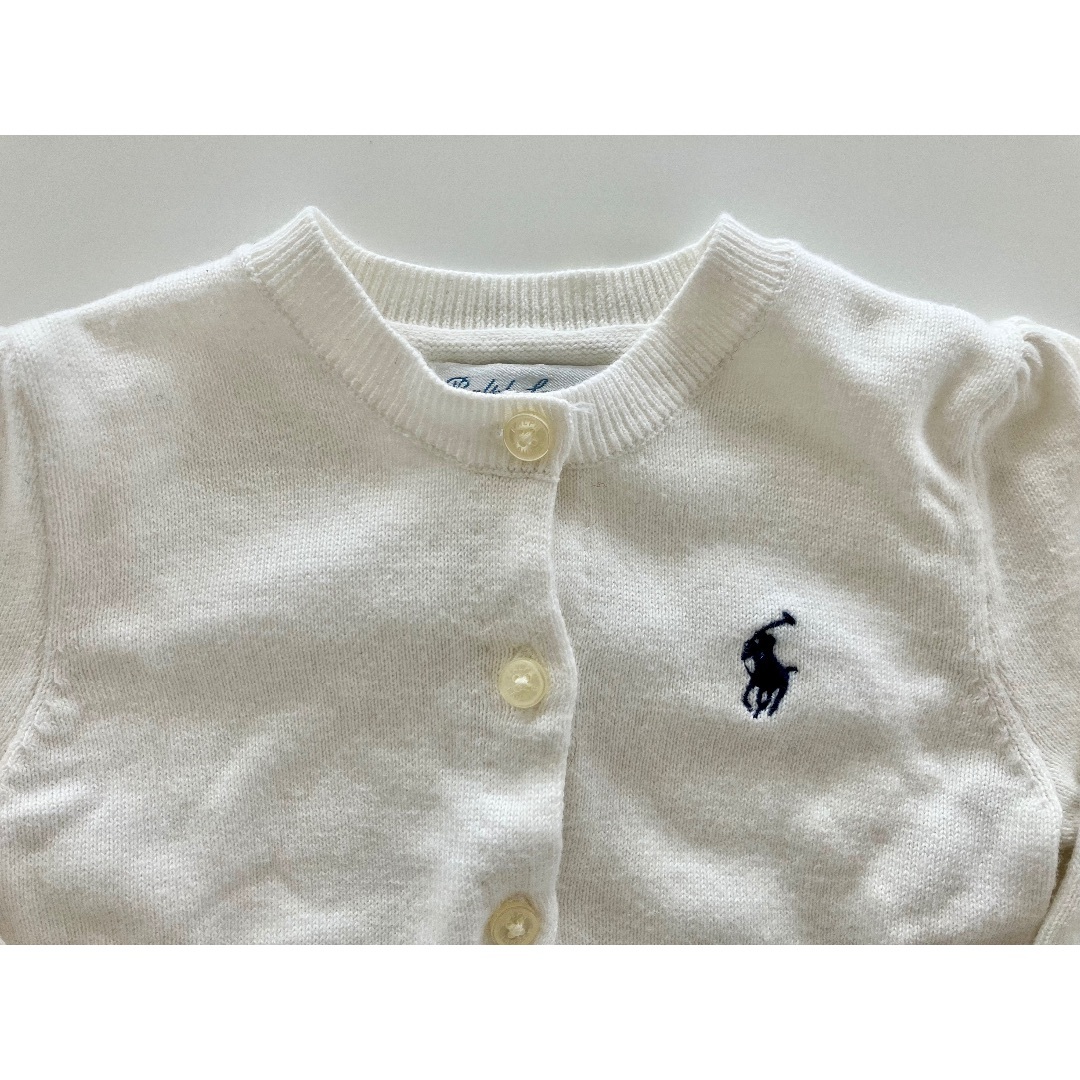 Ralph Lauren(ラルフローレン)のRALPH LAUREN ラルフローレン　カーディガン　12M キッズ/ベビー/マタニティのベビー服(~85cm)(カーディガン/ボレロ)の商品写真