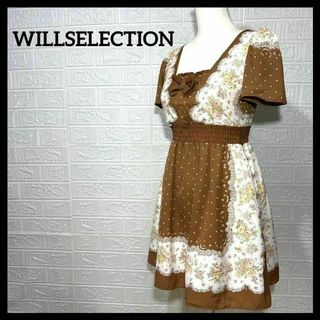 WILLSELECTION ウィルセレクション　ディズニー　ワンピース　ドット(ミニワンピース)