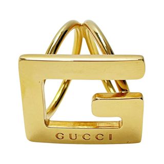 グッチ(Gucci)の☆☆GUCCI グッチ Gモチーフ ゴールド スカーフリング メッキ レディース ヴィンテージ(その他)