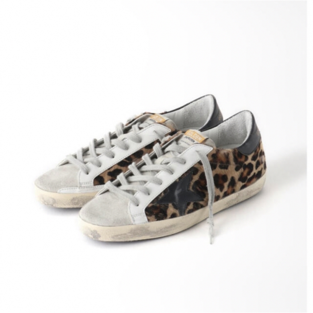 L'Appartement DEUXIEME CLASSE(アパルトモンドゥーズィエムクラス)の新品 GOLDEN GOOSE LEOPARD SUPER STAR 36 レディースの靴/シューズ(スニーカー)の商品写真