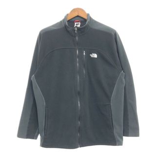 ザノースフェイス(THE NORTH FACE)のTHE NORTH FACE ノースフェイス POLARTEC ポーラテック フリースジャケット アメカジ キャンプ ブラック (メンズ XL) 中古 古着 P8021(その他)