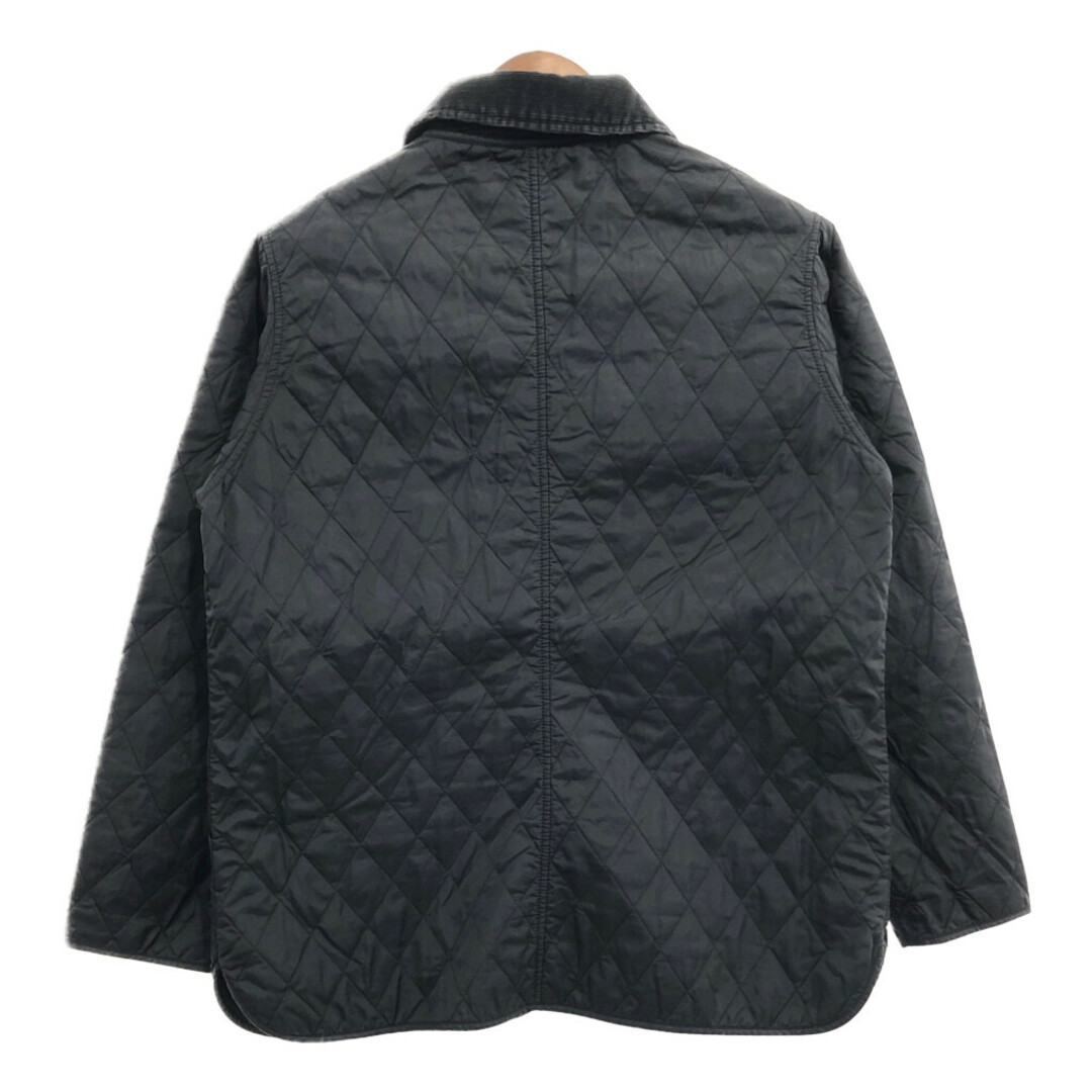 Barbour(バーブァー)のBarbour バブアー SHAPED LIDDESDALE キルティング ジャケット アウター 防寒 ユーロ ブラック (レディース 14) 中古 古着 P8030 レディースのジャケット/アウター(その他)の商品写真