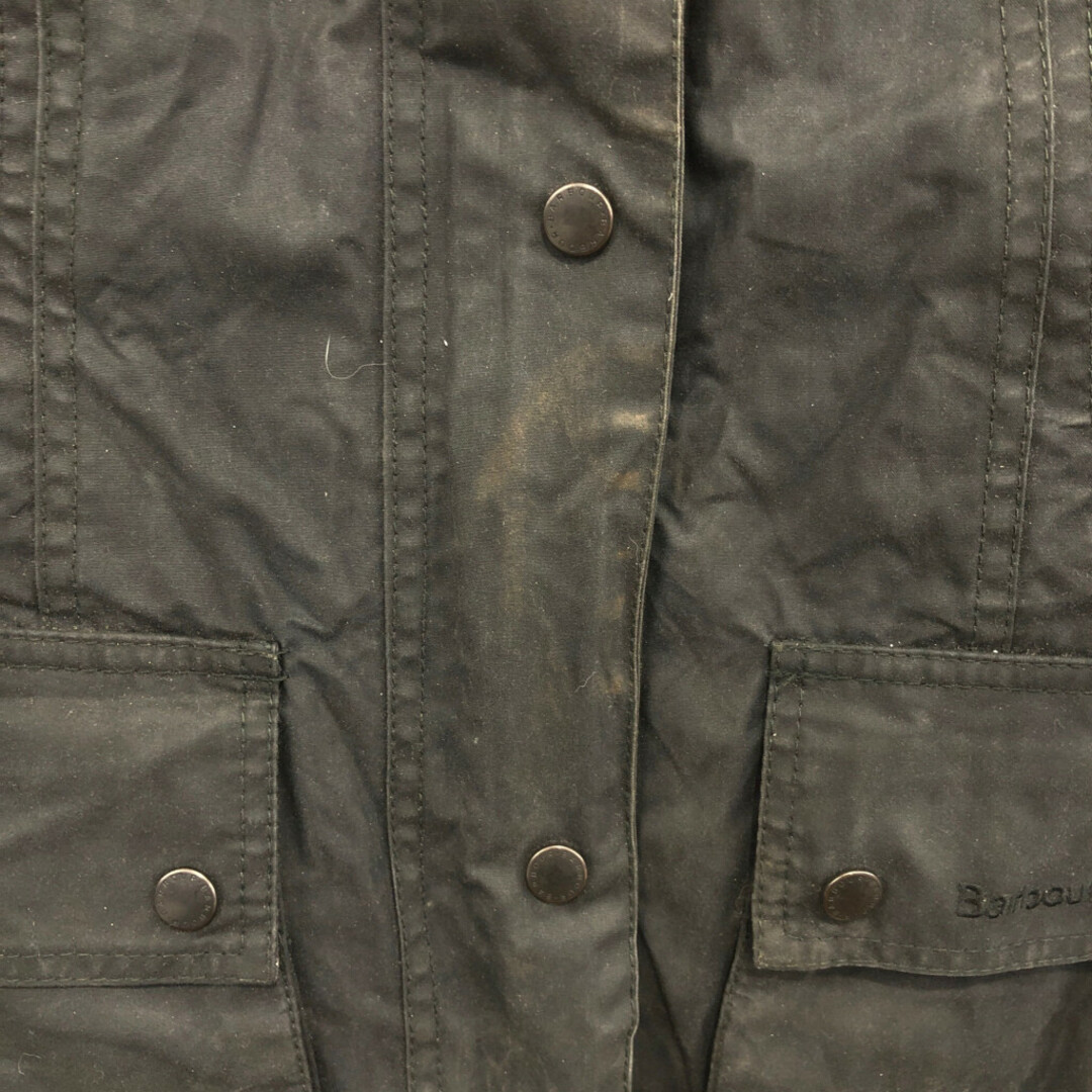 Barbour(バーブァー)のBarbour バブアー BEADNELL ビードネル オイルドジャケット アウター ブラック (レディース 12) 中古 古着 P8080 レディースのジャケット/アウター(その他)の商品写真