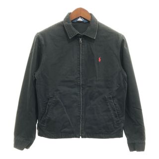 ポロラルフローレン(POLO RALPH LAUREN)の90年代 Polo by Ralph Lauren ポロ ラルフローレン スイングトップ アウター ワンポイントロゴ ブラック (メンズ M) 中古 古着 P8099(その他)