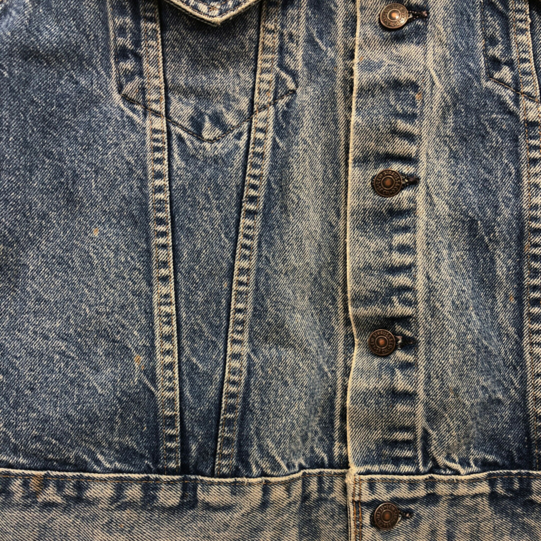 Levi's(リーバイス)の90年代 USA製 Levi's リーバイス 70505-0217 デニム トラッカージャケット アウター アメカジ ブルー (メンズ 46) 中古 古着 P8100 メンズのジャケット/アウター(Gジャン/デニムジャケット)の商品写真