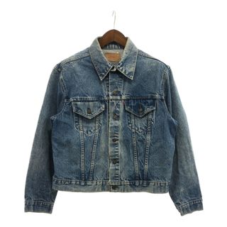 リーバイス(Levi's)の90年代 USA製 Levi's リーバイス 70505-0217 デニム トラッカージャケット アウター アメカジ ブルー (メンズ 46) 中古 古着 P8100(Gジャン/デニムジャケット)