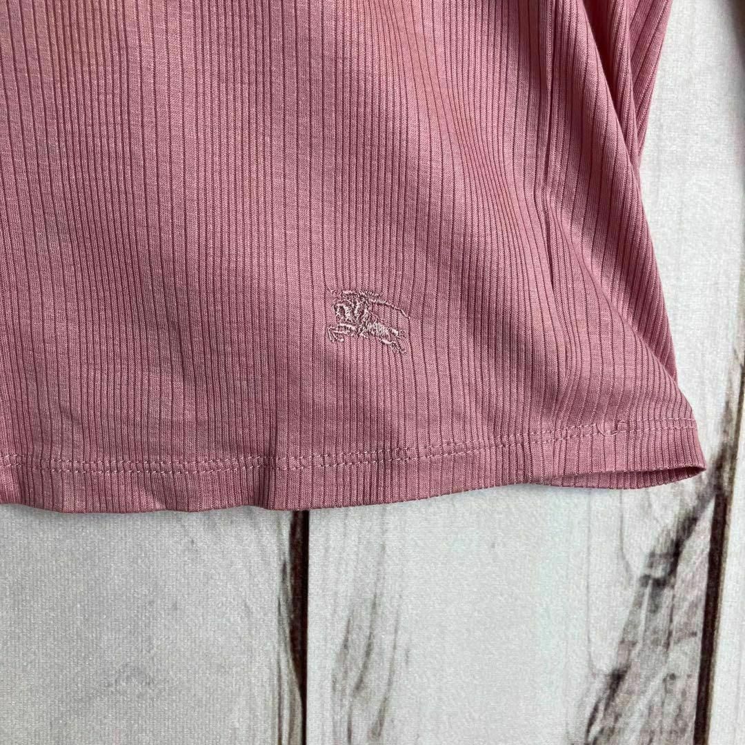 【希少サイズ】　バーバリーロンドン　シャツニット　ホース刺繍　ノバチェック レディースのトップス(ニット/セーター)の商品写真