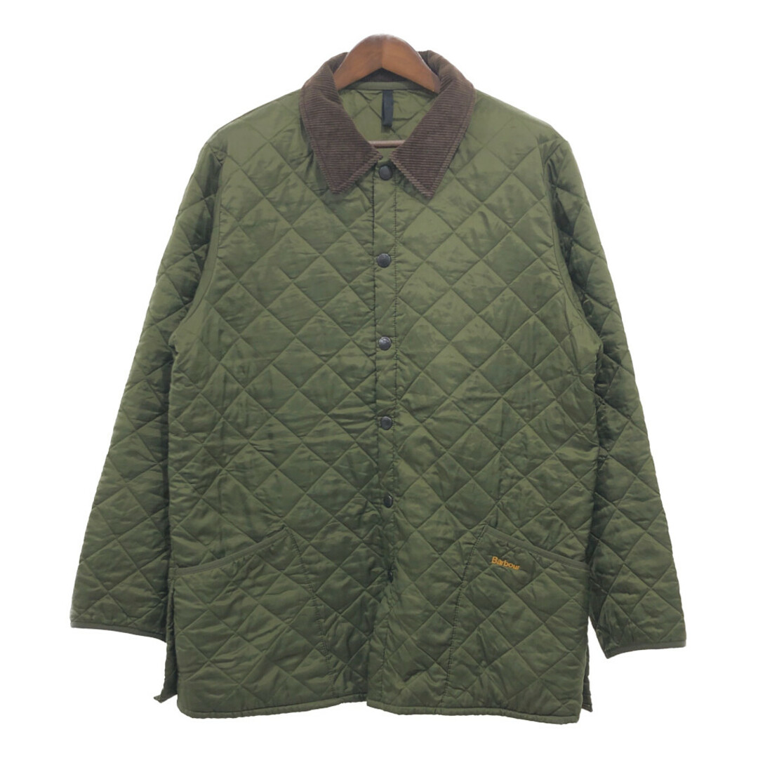 Barbour(バーブァー)のBarbour バブアー 中綿ナイロン キルティング ジャケット アウター カジュアル ユーロ グリーン (メンズ XL) 中古 古着 P8115 メンズのジャケット/アウター(その他)の商品写真