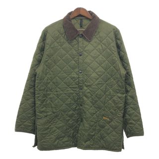 バーブァー(Barbour)のBarbour バブアー 中綿ナイロン キルティング ジャケット アウター カジュアル ユーロ グリーン (メンズ XL) 中古 古着 P8115(その他)