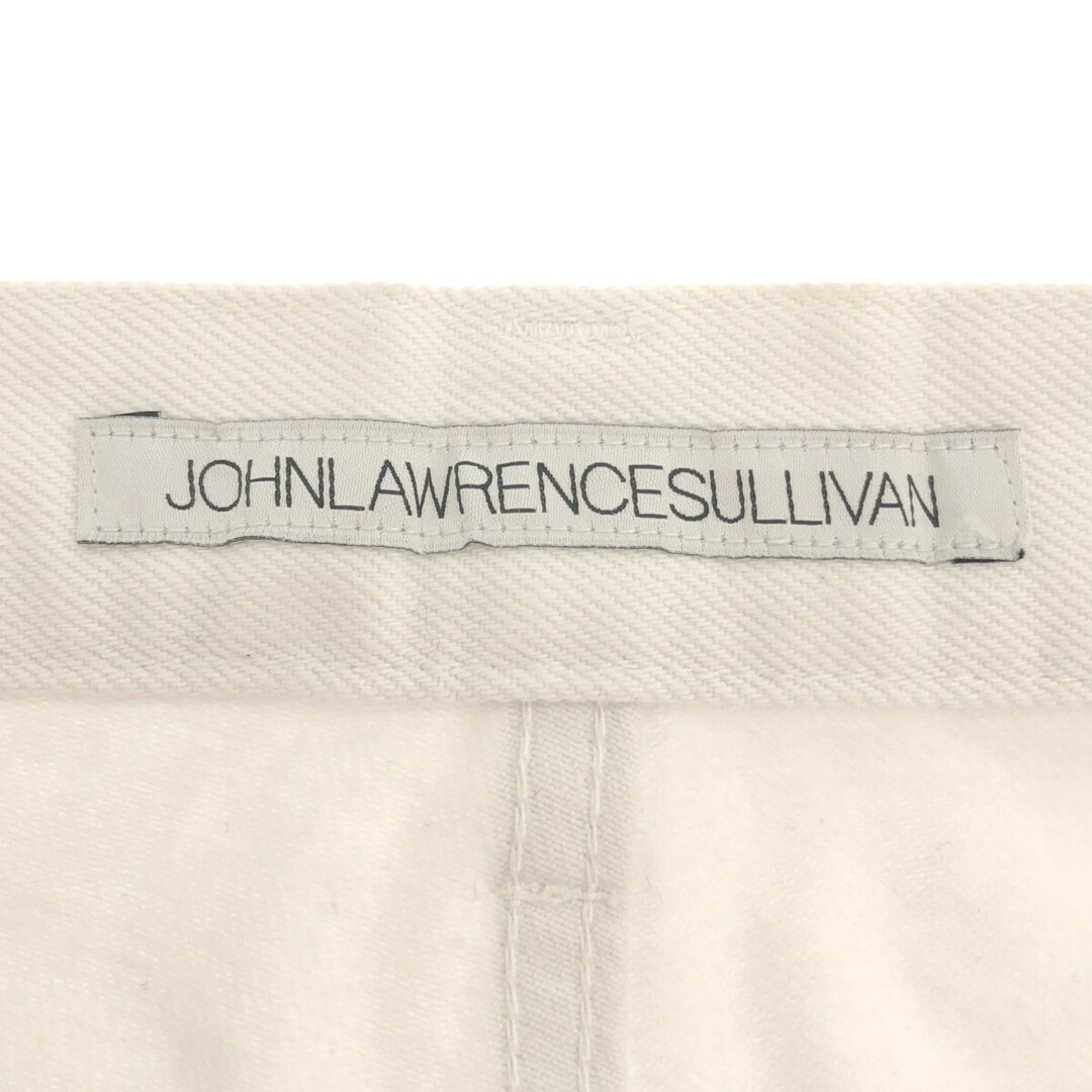 JOHN LAWRENCE SULLIVAN(ジョンローレンスサリバン)のJOHN LAWRENCE SULLIVAN ジョン ローレンス サリバン DENIM FLARED PANTS フレアデニムパンツ ホワイト 44 JLS-02-18 メンズのパンツ(デニム/ジーンズ)の商品写真