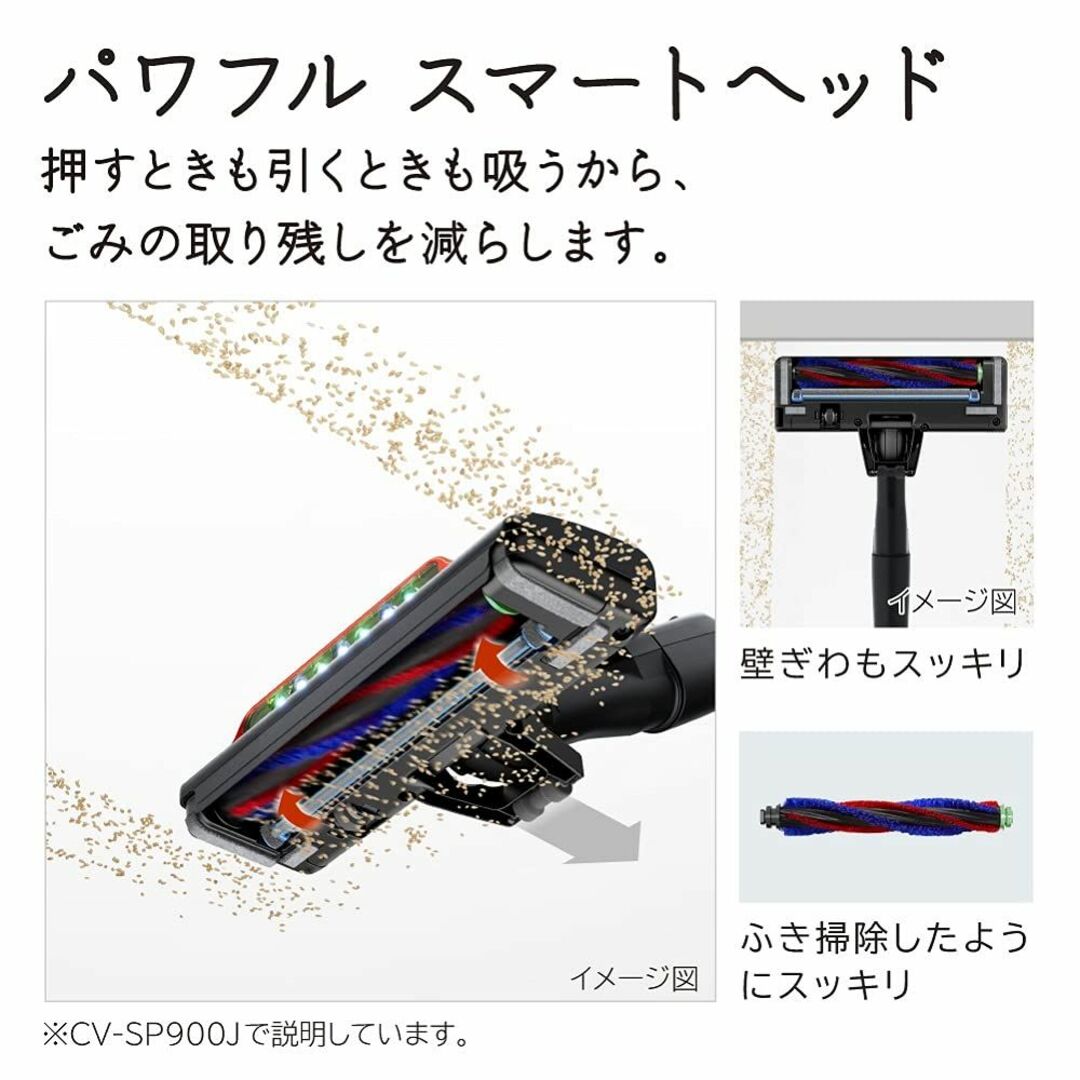 日立 掃除機 パワかる サイクロン式 本体日本製 軽量ボディ 自走式 CV-SP スマホ/家電/カメラの生活家電(その他)の商品写真