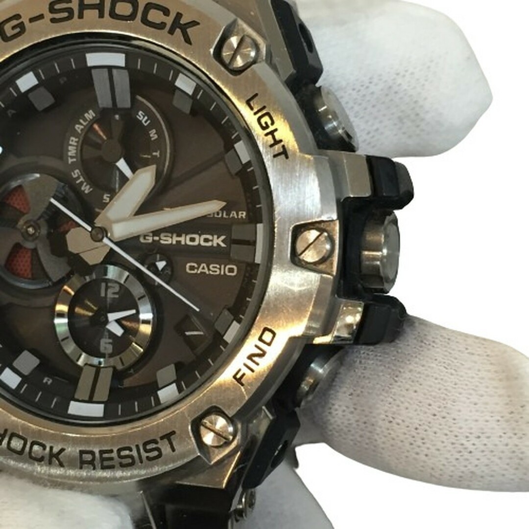 G-SHOCK(ジーショック)のG-SHOCK カシオ GST-B100D-1AJF G-STEEL 腕時計 タフソーラー 電波時計 Gスチール メンズの時計(腕時計(アナログ))の商品写真