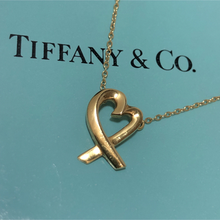 ティファニー(Tiffany & Co.)のC030410)Tiffany&co.ティファニー ラビング ハート ネックレス(ネックレス)
