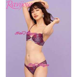 Ravijour - ★Ravijour★サテンフルバックショーツ★シアーフラワー★サニタリー生理用★