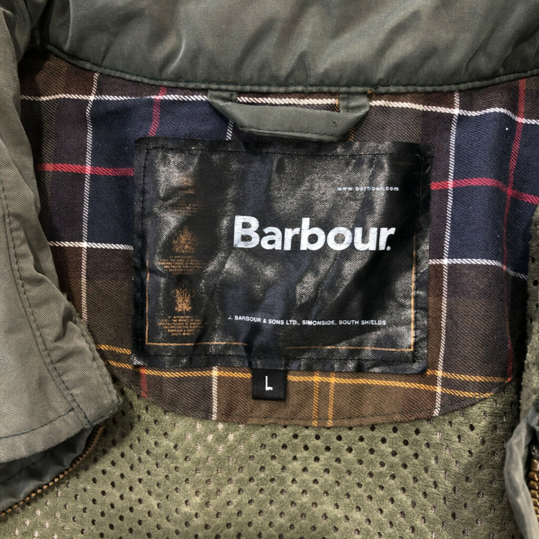 Barbour(バーブァー)のBarbour バブアー BALCOMIE JACKET スイングトップ アウター カジュアル ユーロ グリーン (メンズ L) 中古 古着 P8173 メンズのジャケット/アウター(その他)の商品写真