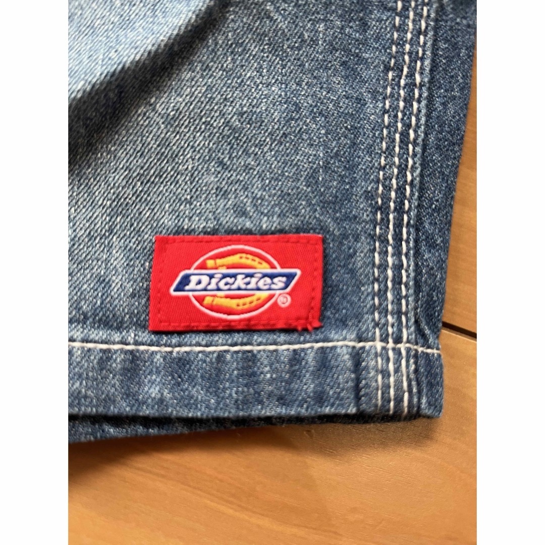 Dickies(ディッキーズ)の【新品未使用】Dickies デニム ハーフ パンツ 100cm キッズ/ベビー/マタニティのキッズ服男の子用(90cm~)(パンツ/スパッツ)の商品写真