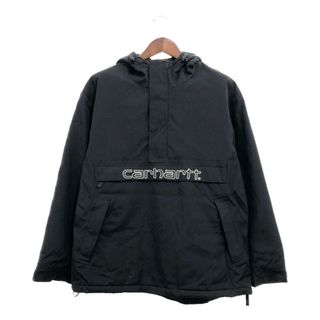 カーハート(carhartt)のCarhartt カーハート CORDURA コーデュラ ナイロン プルオーバー ジャケット アメカジ ワーク ブラック (メンズ L) 中古 古着 P8194(その他)