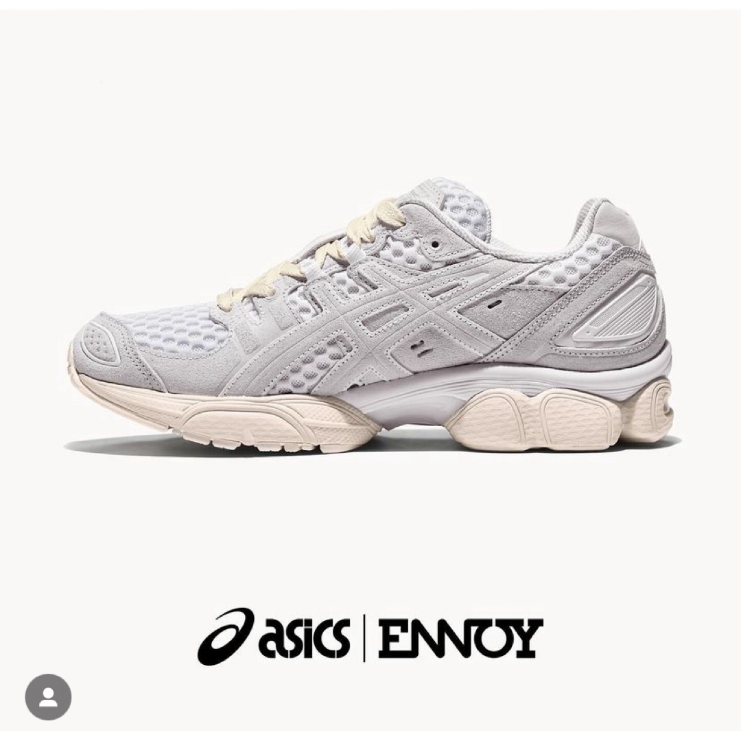 asics(アシックス)のENNOY asics GEL-NIMBUS 9 WHITE CREAM メンズの靴/シューズ(スニーカー)の商品写真