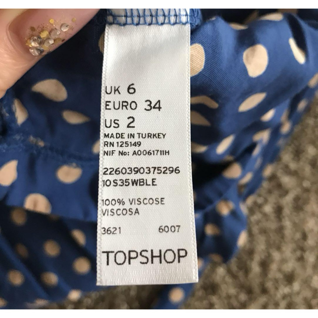 TOPSHOP(トップショップ)の一度着用超美品 TOP SHOP ワンピース レディースのワンピース(ミニワンピース)の商品写真