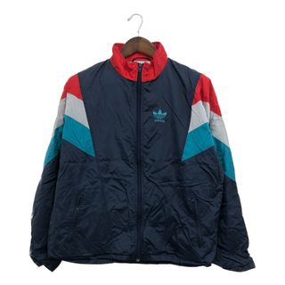 アディダス(adidas)の80-90年代 adidas アディダス ナイロン ジャケット アウター スポーツ ネイビー (メンズ S) 中古 古着 P8328(その他)