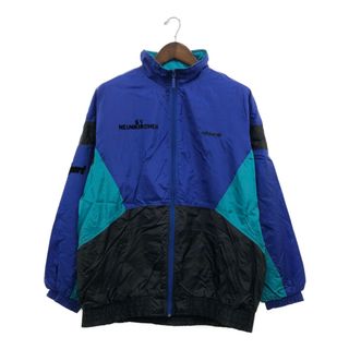 アディダス(adidas)の80-90年代 adidas アディダス ナイロン ジャケット アウター スポーツ ブルー (メンズ XXL) 中古 古着 P8329(その他)