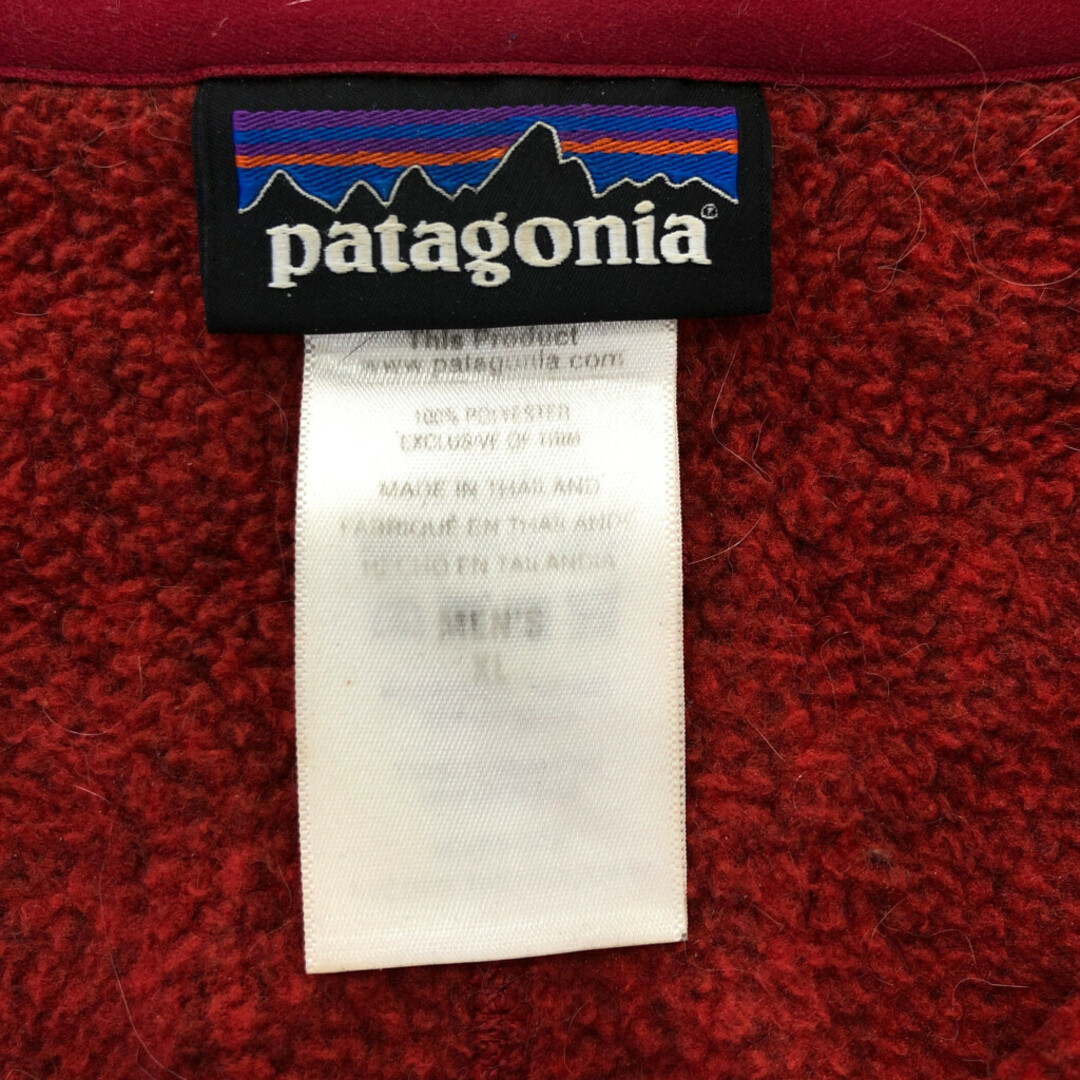 patagonia(パタゴニア)のpatagonia パタゴニア ベターセーター プルオーバー フリースジャケット アウトドア キャンプ レッド (メンズ XL) 中古 古着 P8359 メンズのジャケット/アウター(その他)の商品写真