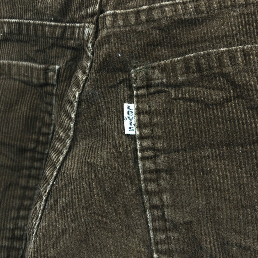 Levi's(リーバイス)の70年代 Levi's リーバイス 663-1529 コーデュロイパンツ ボトムス アメカジ ヴィンテージ ブラウン (メンズ 30×33) 中古 古着 P9038 メンズのパンツ(デニム/ジーンズ)の商品写真