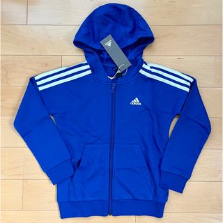 アディダス(adidas)のジップパーカー アディダス adidas 青 キッズ 120cm ☆新品未使用(ジャケット/上着)