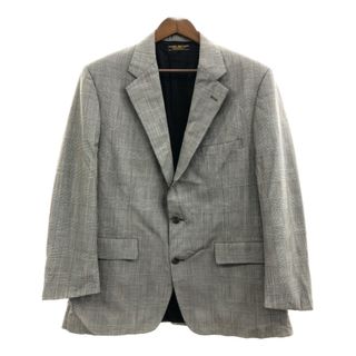 ブルックスブラザース(Brooks Brothers)の80年代 USA製 Brooks Brothers ブルックスブラザーズ テーラードジャケット グレンチェック グレー (メンズ L相当) 中古 古着 P9087(テーラードジャケット)