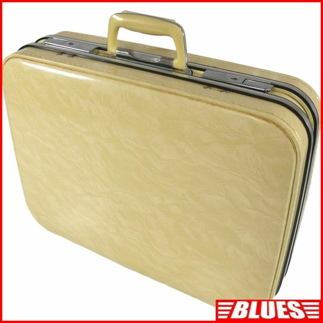 トランク スーツケース 旅行バッグ レトロ ベージュ アンティーク風HH9406 メンズのバッグ(ボストンバッグ)の商品写真