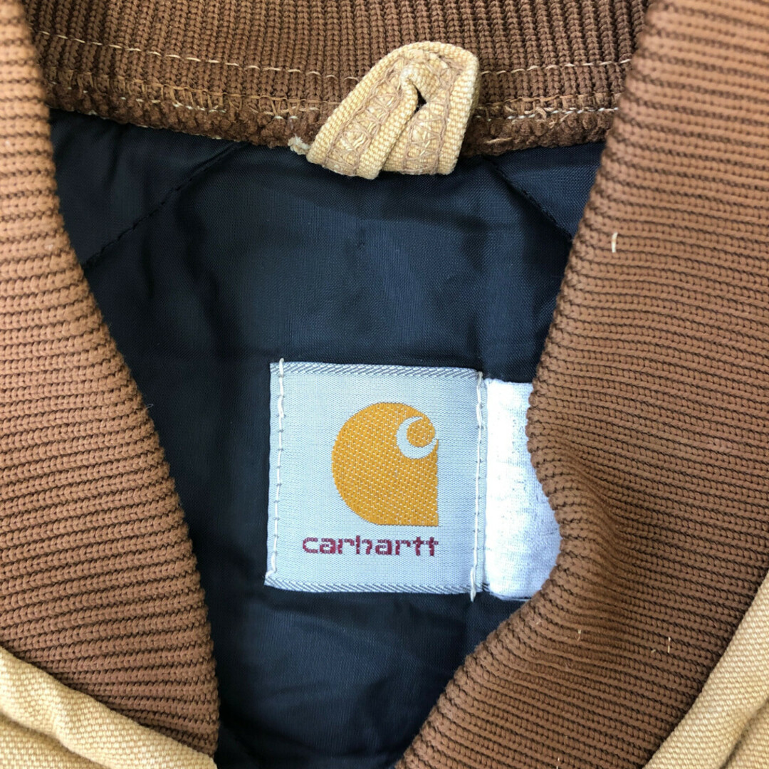 carhartt(カーハート)の90年代 Carhartt カーハート ダックベスト ベスト 大きいサイズ ワーク ブラウン (メンズ 2XL) 中古 古着 P9129 メンズのトップス(ベスト)の商品写真