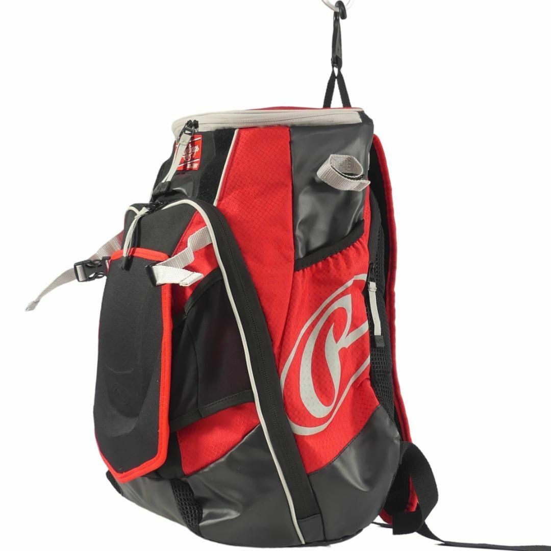 Rawlings(ローリングス)のローリングス リュック 大容量 メンズ 赤 バックパック 黒 HH9410 メンズのバッグ(バッグパック/リュック)の商品写真