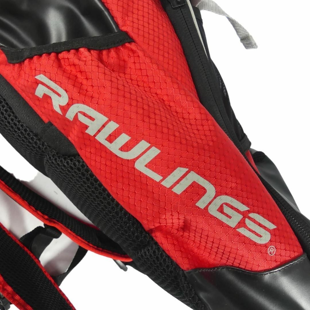 Rawlings(ローリングス)のローリングス リュック 大容量 メンズ 赤 バックパック 黒 HH9410 メンズのバッグ(バッグパック/リュック)の商品写真