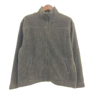 ギャップ(GAP)のGAP ギャップ ボアフリースジャケット アウター カジュアル ブラウン (メンズ XL) 中古 古着 P9146(その他)