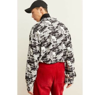 H&M - H&M ヒョウ柄アロハシャツ M レオパード アニマル柄シャツ