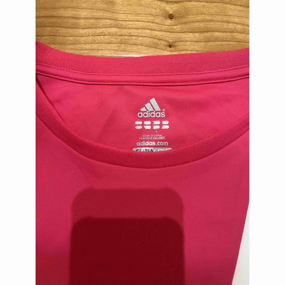 adidas(アディダス)の美品　アディダス　レディース　スポーツウェア　Lサイズ レディースのトップス(Tシャツ(半袖/袖なし))の商品写真