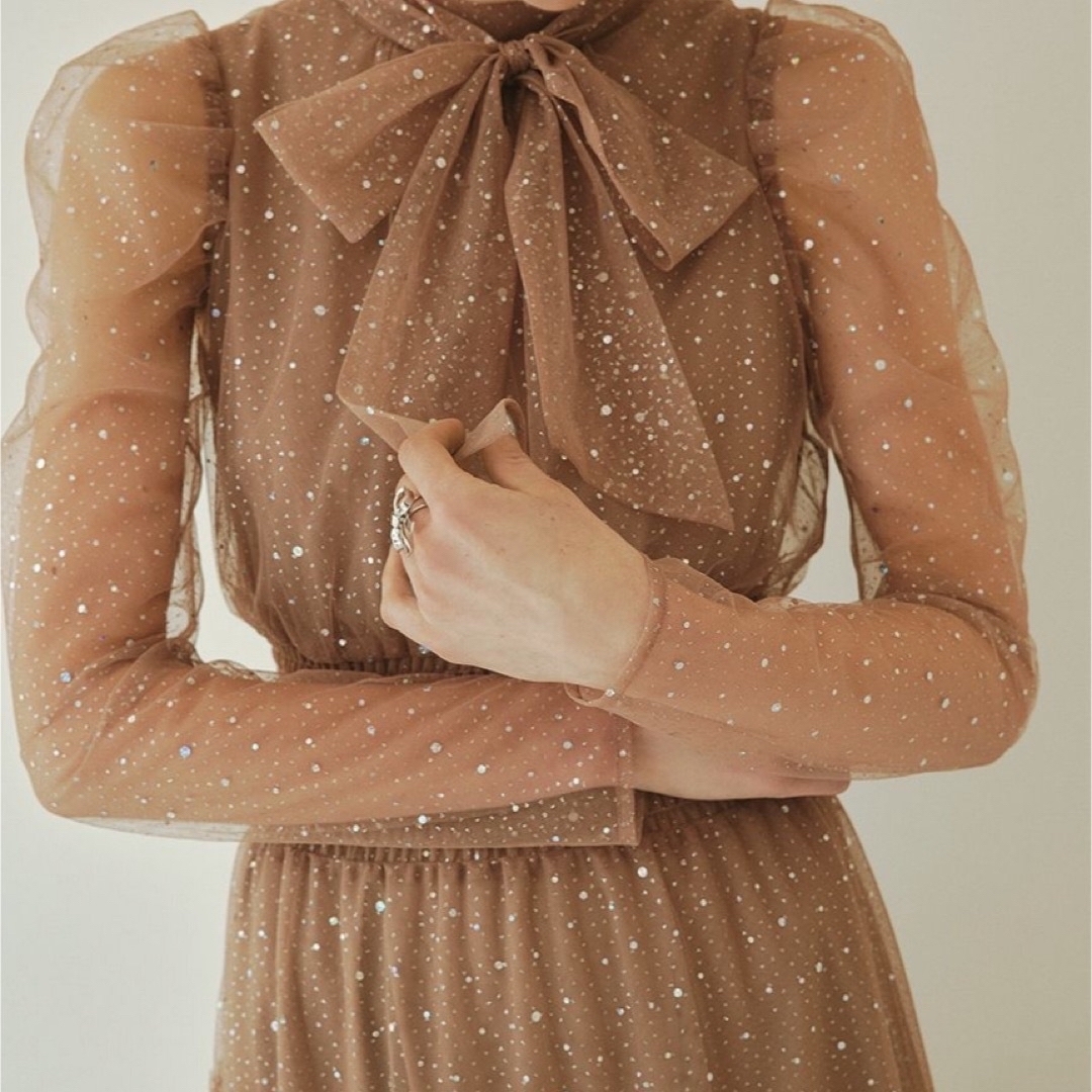 FURFUR ラメチュールドレス レディースのフォーマル/ドレス(その他ドレス)の商品写真