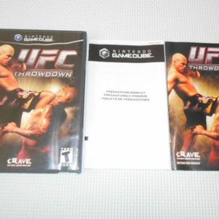 ニンテンドーゲームキューブ(ニンテンドーゲームキューブ)のGC★UFC THROWDOWN 海外版 北米版★箱付・説明書付・ソフト付(家庭用ゲームソフト)