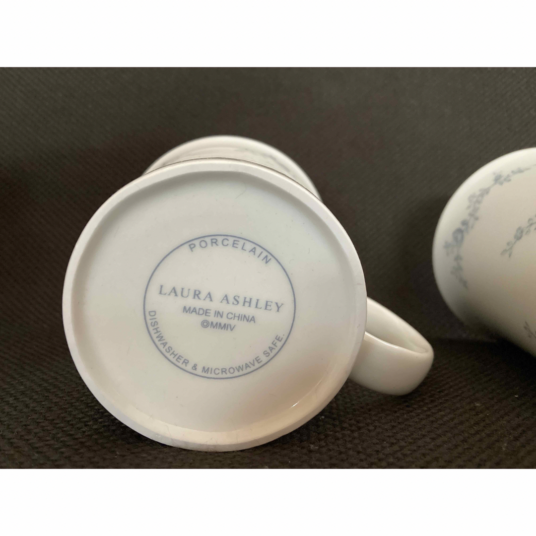 LAURA ASHLEY(ローラアシュレイ)のローラアシュレイ LAURA ASHLEY マグカップ 2個セット インテリア/住まい/日用品のキッチン/食器(グラス/カップ)の商品写真