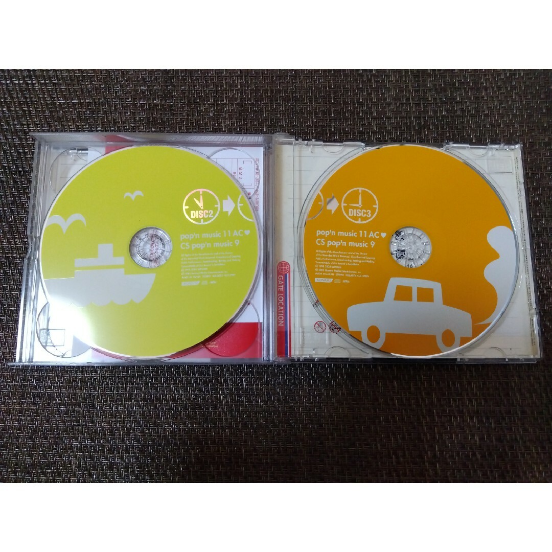 KONAMI(コナミ)のpop’n　music　11　AC　CS　pop’n　music　9 エンタメ/ホビーのCD(ゲーム音楽)の商品写真
