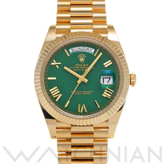 ロレックス(ROLEX)の中古 ロレックス ROLEX 228238 ランダムシリアル グリーン メンズ 腕時計(腕時計(アナログ))