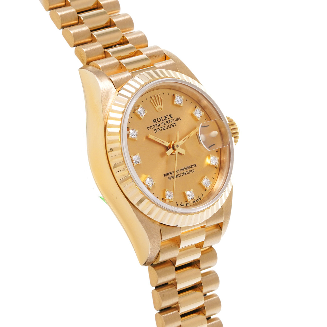 ROLEX(ロレックス)の中古 ロレックス ROLEX 69178G E番(1991年頃製造) シャンパン /ダイヤモンド レディース 腕時計 レディースのファッション小物(腕時計)の商品写真