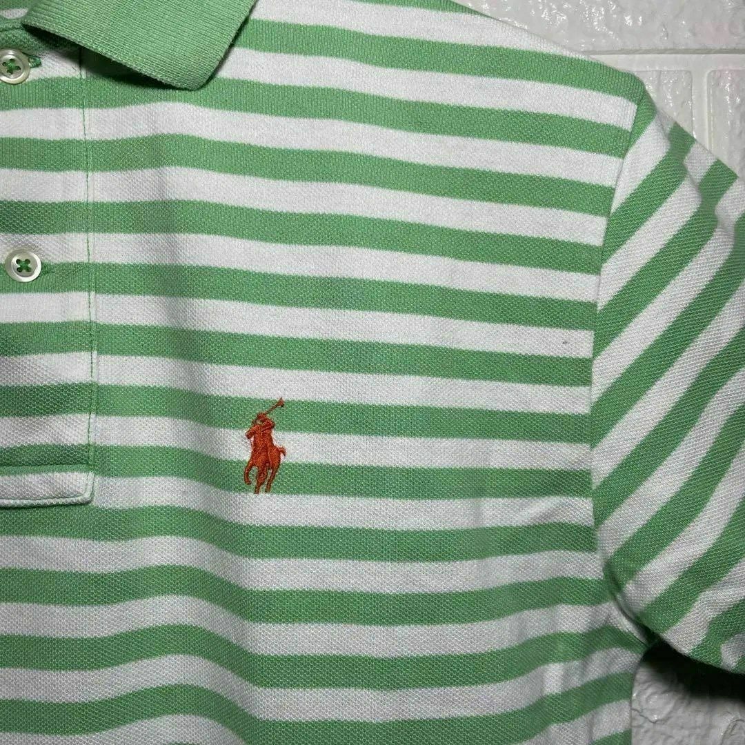 POLO RALPH LAUREN(ポロラルフローレン)のPOLO ポロ　ラルフローレン　ポロシャツ　ラガーシャツ　メンズ　ボーダー　春 メンズのトップス(ポロシャツ)の商品写真