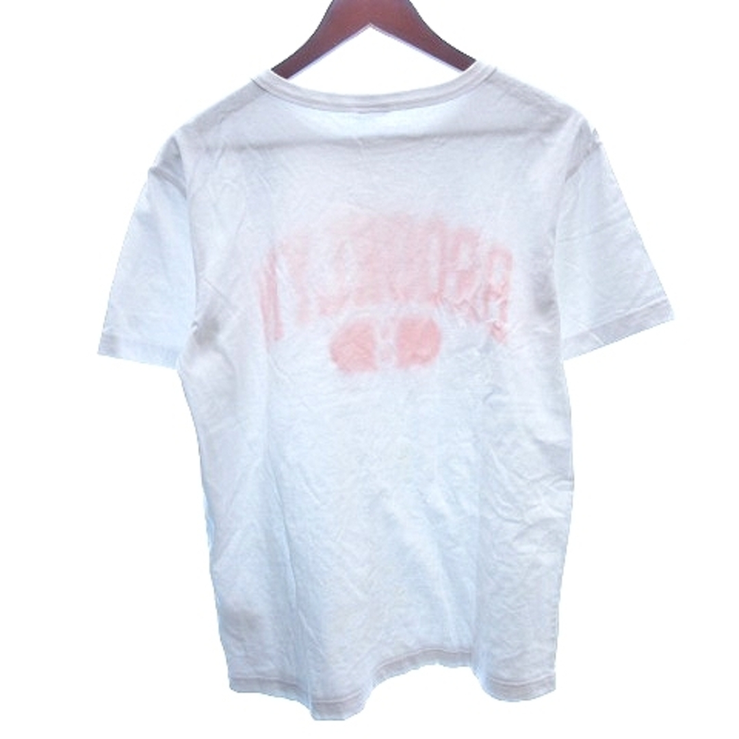 Champion(チャンピオン)のチャンピオン カットソー Tシャツ ラウンドネック プリント 半袖 L 白 メンズのトップス(Tシャツ/カットソー(半袖/袖なし))の商品写真