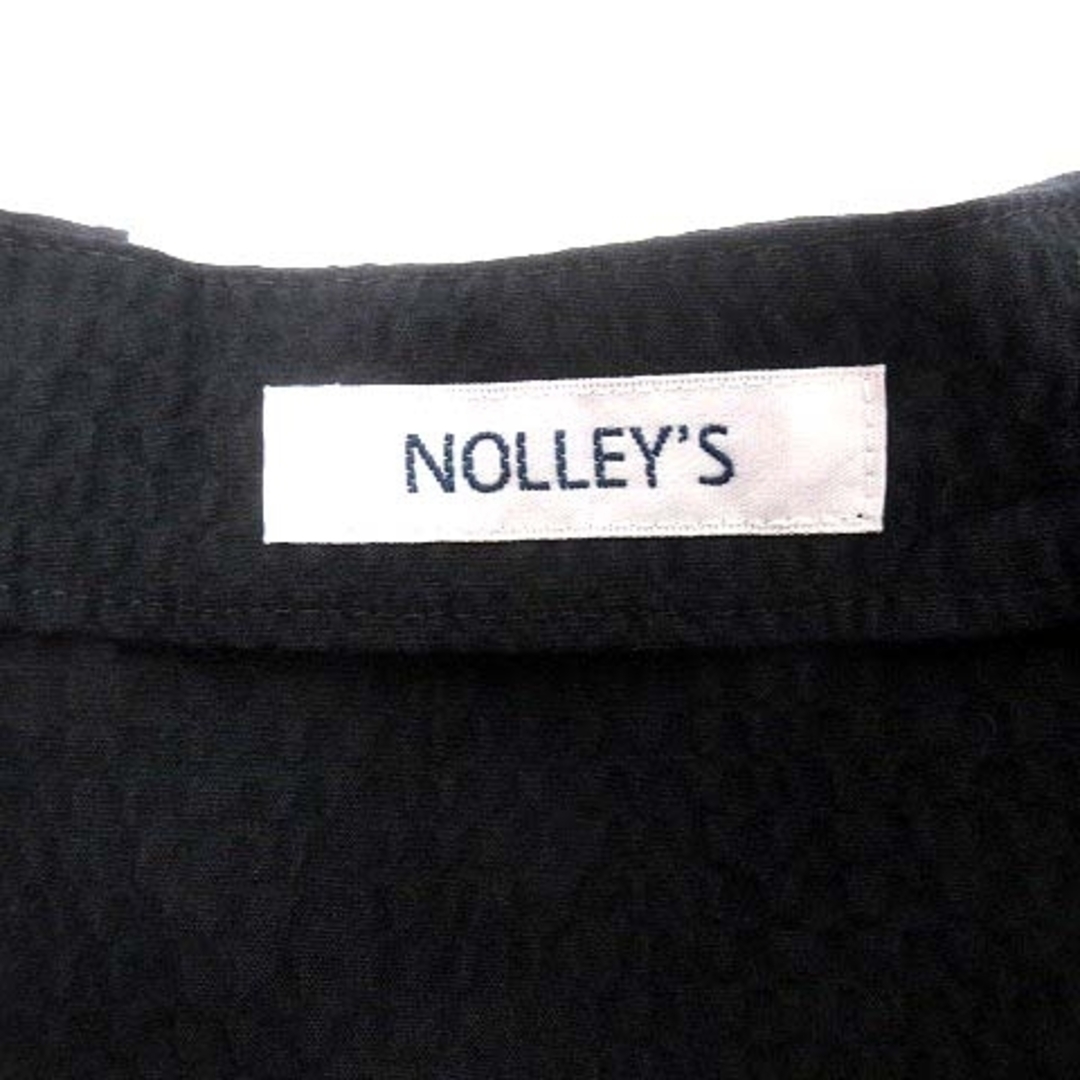 NOLLEY'S(ノーリーズ)のノーリーズ Nolley's ブラウス フレンチスリーブ 38 黒 ブラック レディースのトップス(その他)の商品写真
