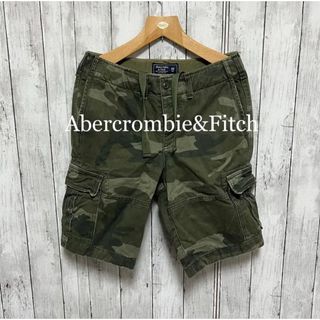 アバクロンビーアンドフィッチ(Abercrombie&Fitch)の美品！Abercrombie&Fitch 迷彩ショートパンツ！(ショートパンツ)