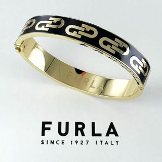 フルラ(Furla)のフルラ ブレスレット バングル レディース ブラック ゴールド 結婚式 結婚記念日 プレゼント(ブレスレット/バングル)