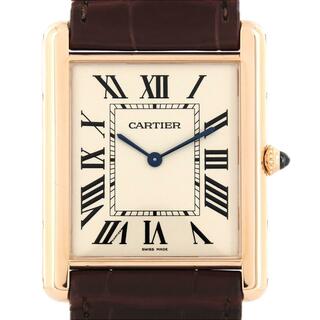 カルティエ(Cartier)のカルティエ タンクLCエクストラフラットXL PG W1560017 PG･RG 手巻(腕時計(アナログ))